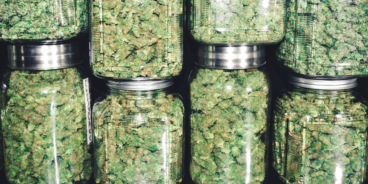 Marijuana in containers
